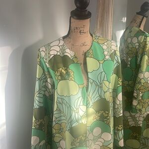 Zara vintage style maxi dress